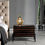 Miniature : Solferino Ebony Wood Nightstand