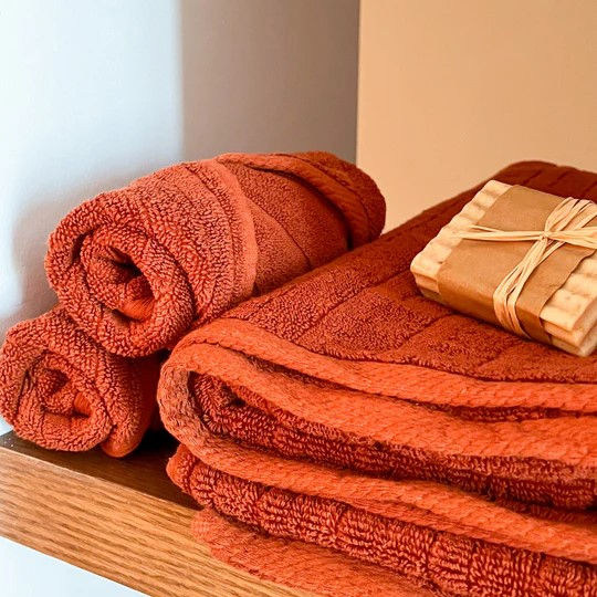 Thumbnail: Grano - Brown Hand Towels - Set of 4