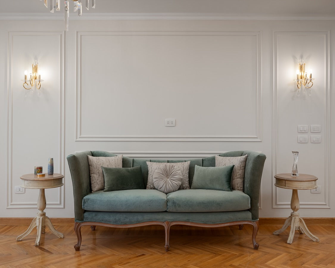 Light Blue French Style Sofa