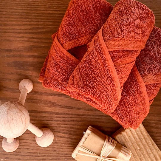 Thumbnail: Grano - Brown Hand Towels - Set of 4