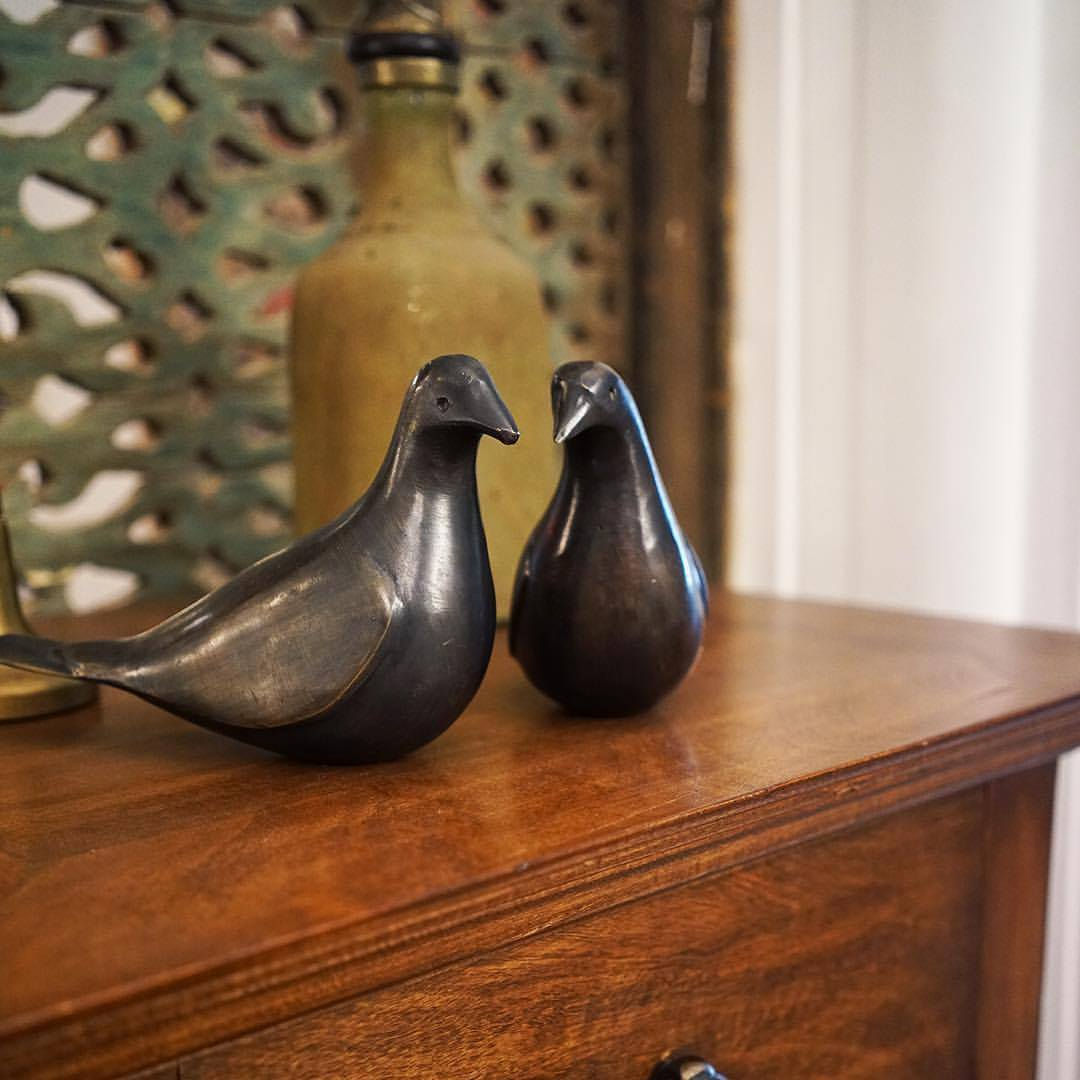 Paloma - Handmade Brass Pigeons Set of 3 - Mix