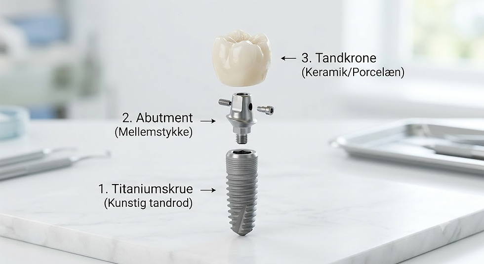 Tandimplantat: Hele processen fra A til Z