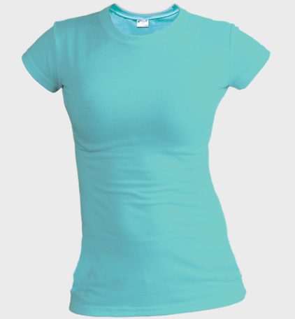 slim fit t-shirt water blue