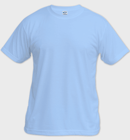 basic t-shirt  blizzard blue