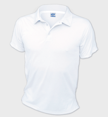 basic polo white