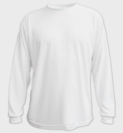 long sleeve basic white
