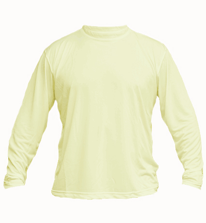 solar long sleeve pale yellow