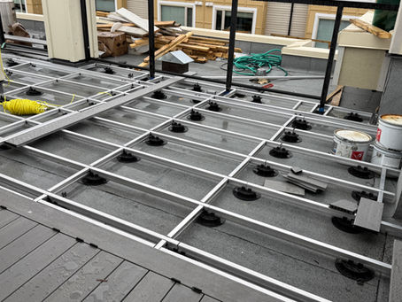 Pedestal Aluminum Deck Framing System