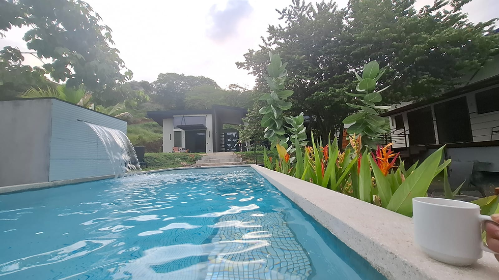 Coffee can also be right in the pool