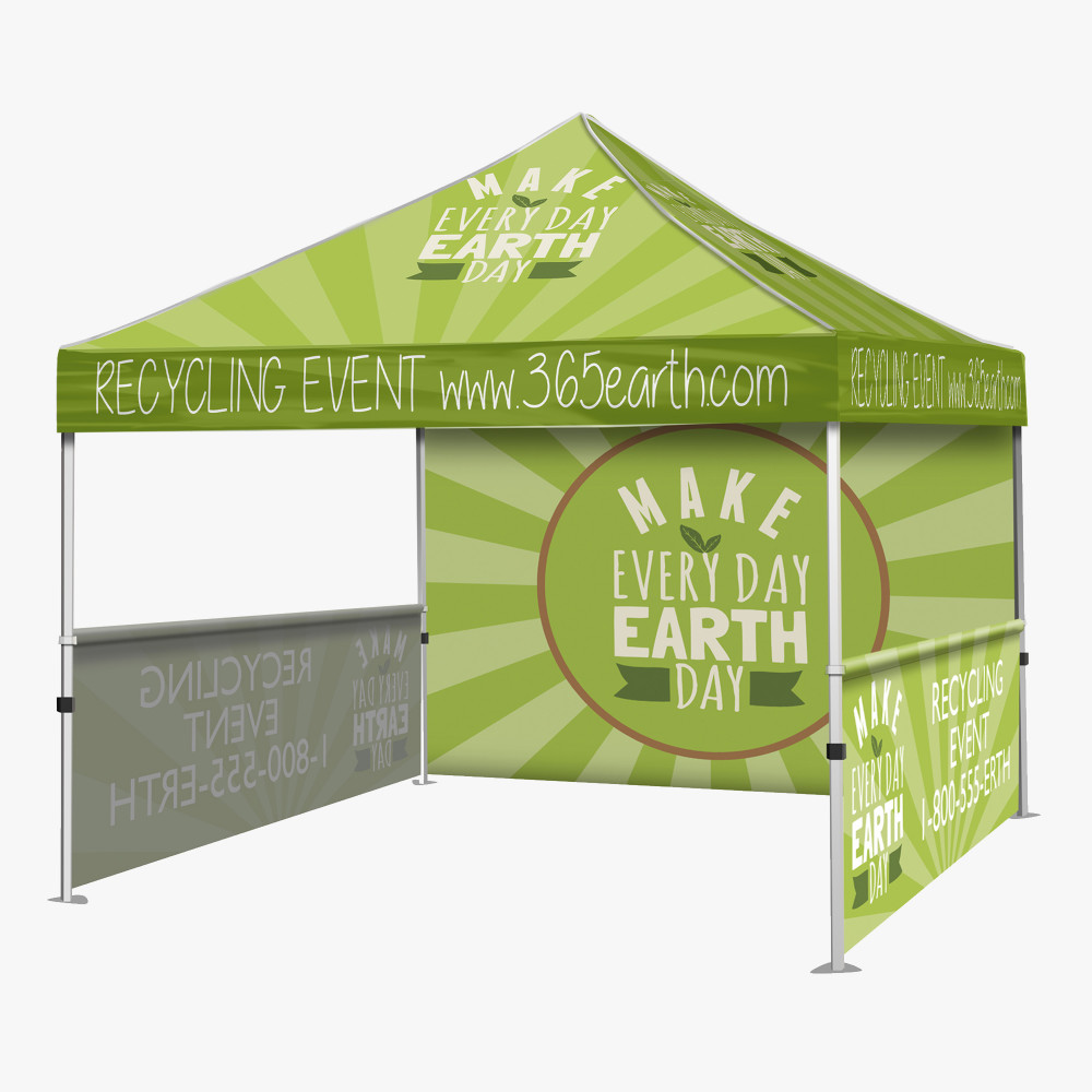 Affordable, Custom Printed Canopy Tents for outdoor events.  Featuring an aluminum frame, canopy and walls.  Instasigns of Carroll County, Maryland