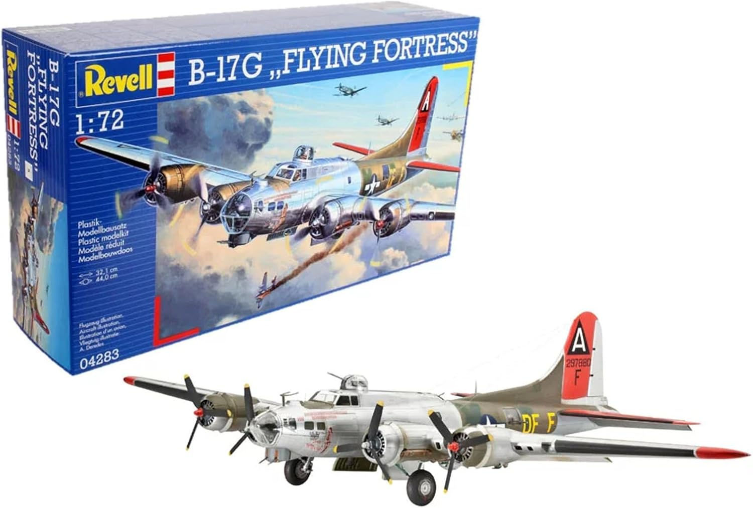 Fortaleza voadora B-17G - 1/72 REV 04283