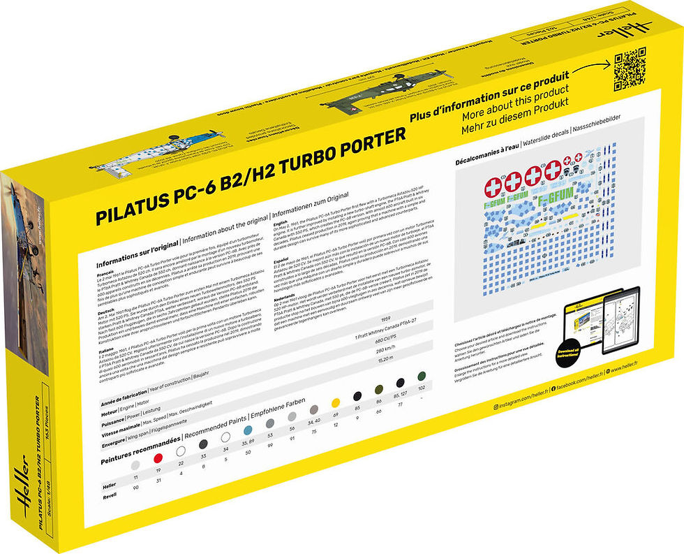Miniatura: PILATUS PC-6 B2 1/48 HELLER