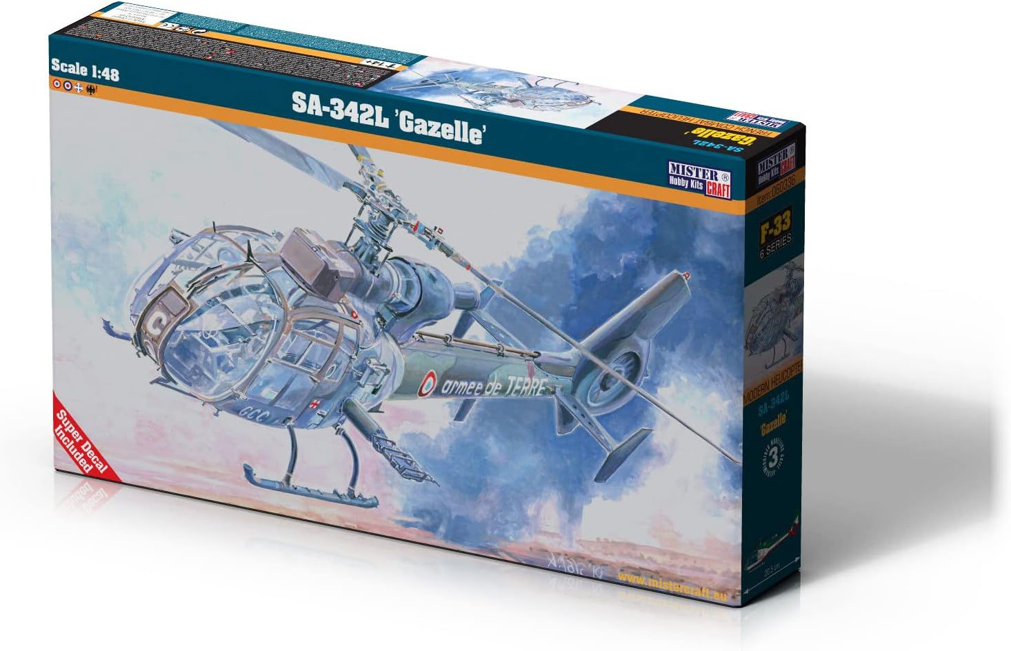 SA-342L Gazelle 1/48 mistercraft