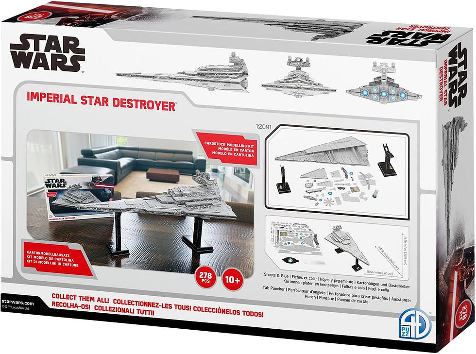 Miniatura: Revell Star Wars puzzle 3D Imperial Star Destroyer