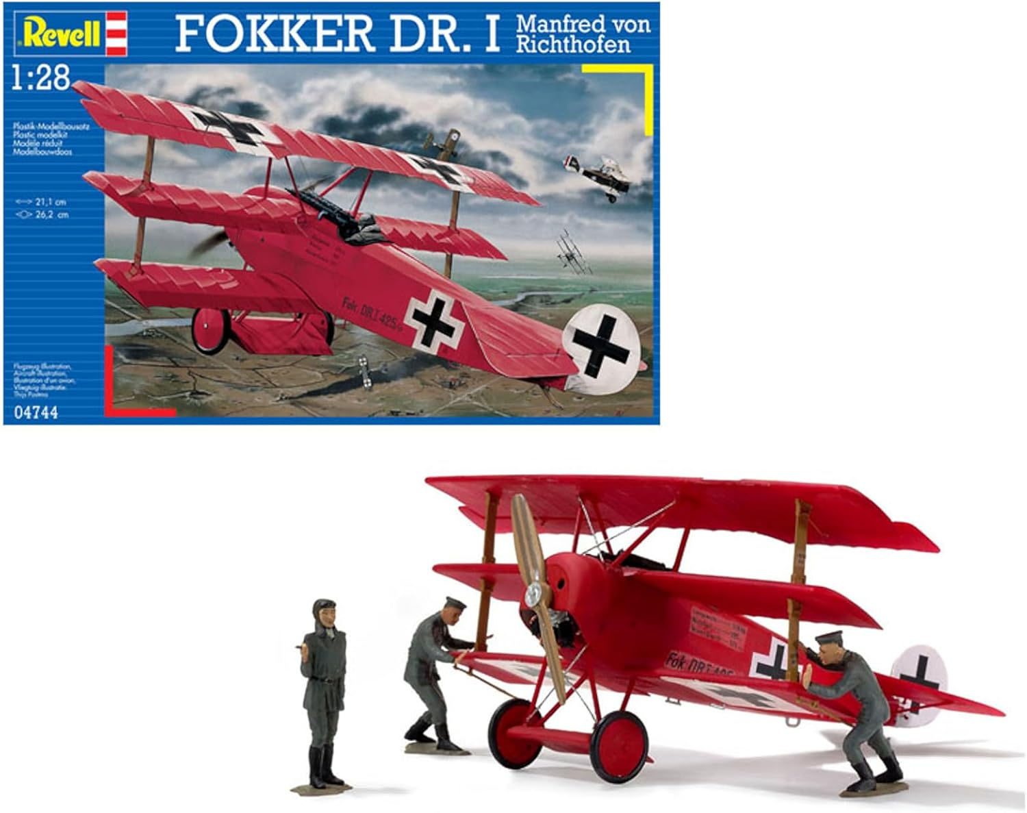 Fokker DR.I Triplane Manfred von Richthofen - 1/28 - Revell 04744