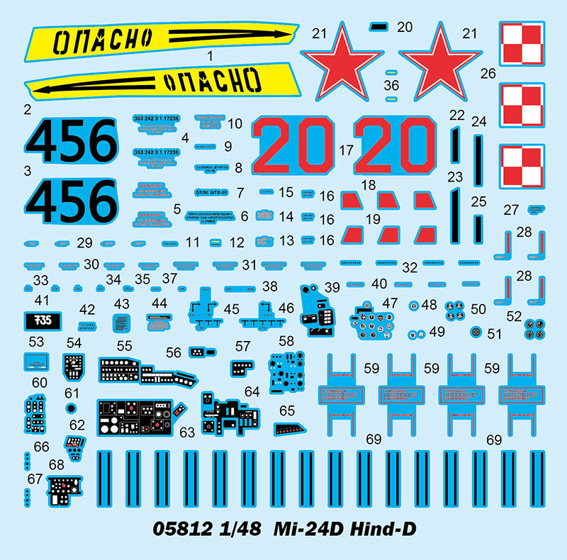 Miniatura: Mi-24D Hind-D 1/48 TRUMPETER