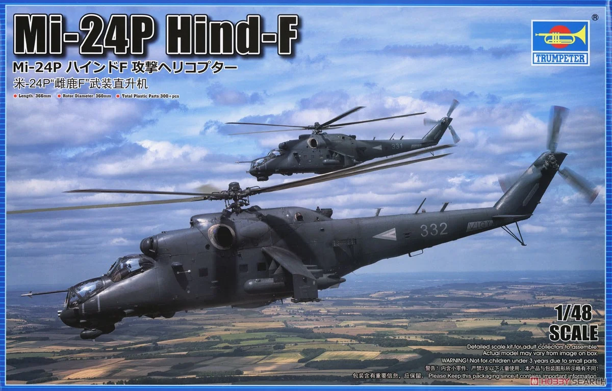 MI-24P HIND 1/48 TRUMPETER