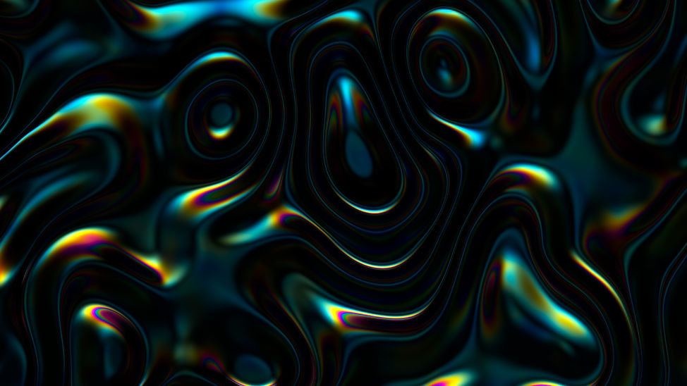 fond-ondule-irise-abstrait-3d-surface-reflexion-liquide-vibrante-distorsion-du-fluide-holo