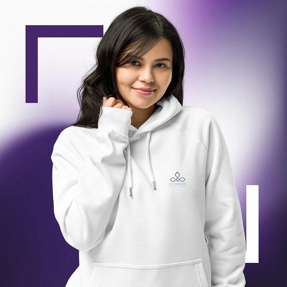 Miniature : Unisex eco raglan hoodie