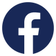  Social media macaron Navy - facebook
