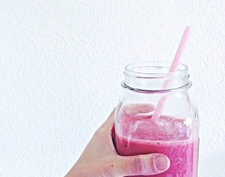 Le smoothie Pétale de rose