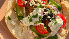 Pitas de keftas véganes