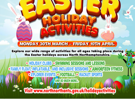 🌼 Hop Into the Easter Holidays with North Northants Leisure!