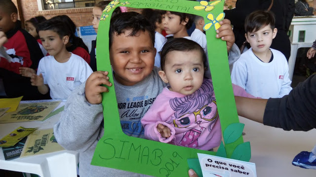 Crianças participam da SIMAB 2019.