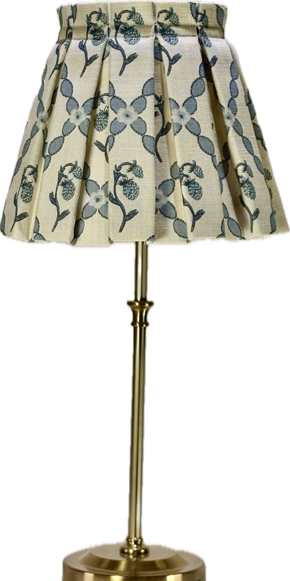 Thumbnail: Brass tall rechargeable table lamp