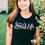 Thumbnail: Ladies Missy Tee (Black) - STRIVE 2 SPEAK LIFE