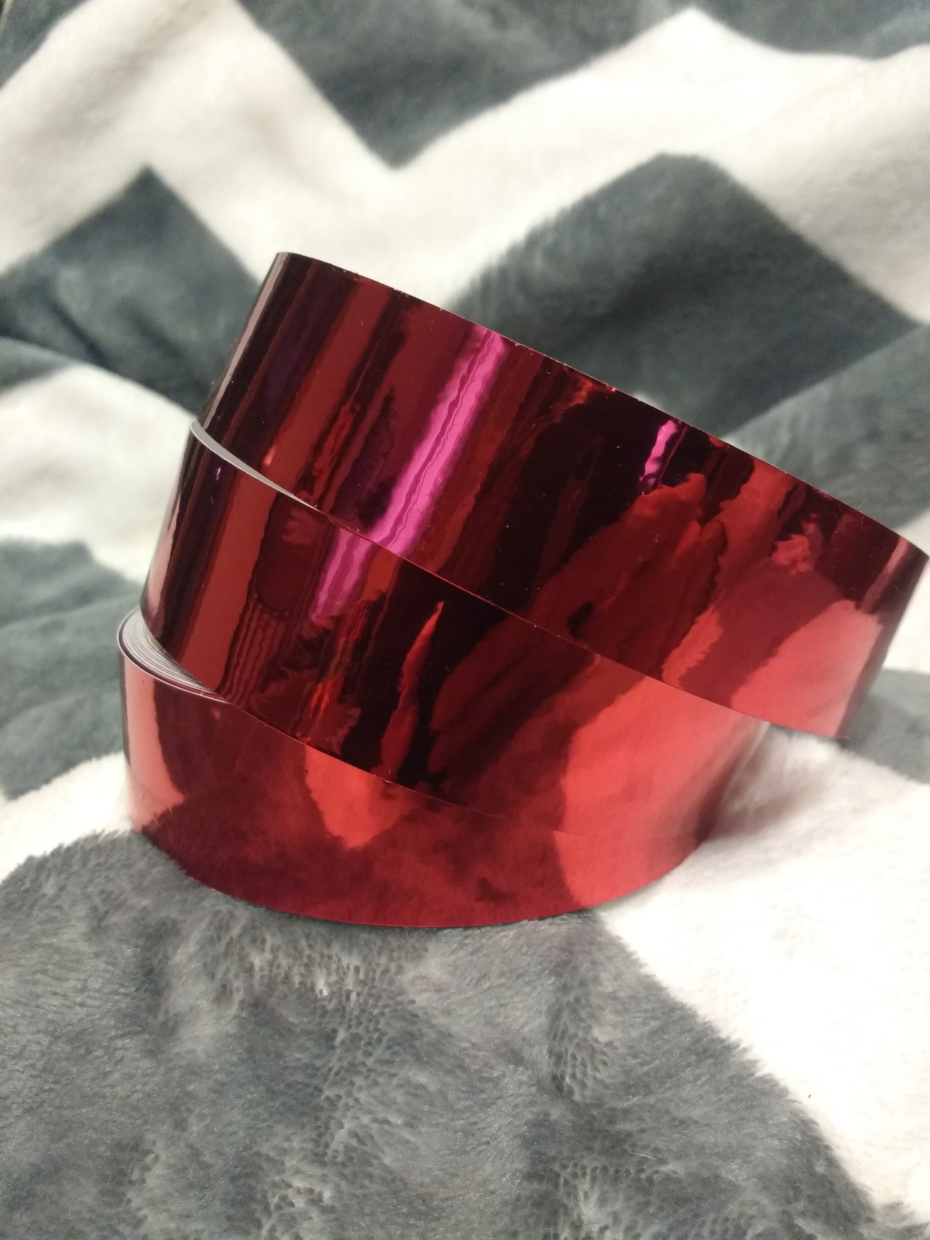 Red Mirror Hoop Tape