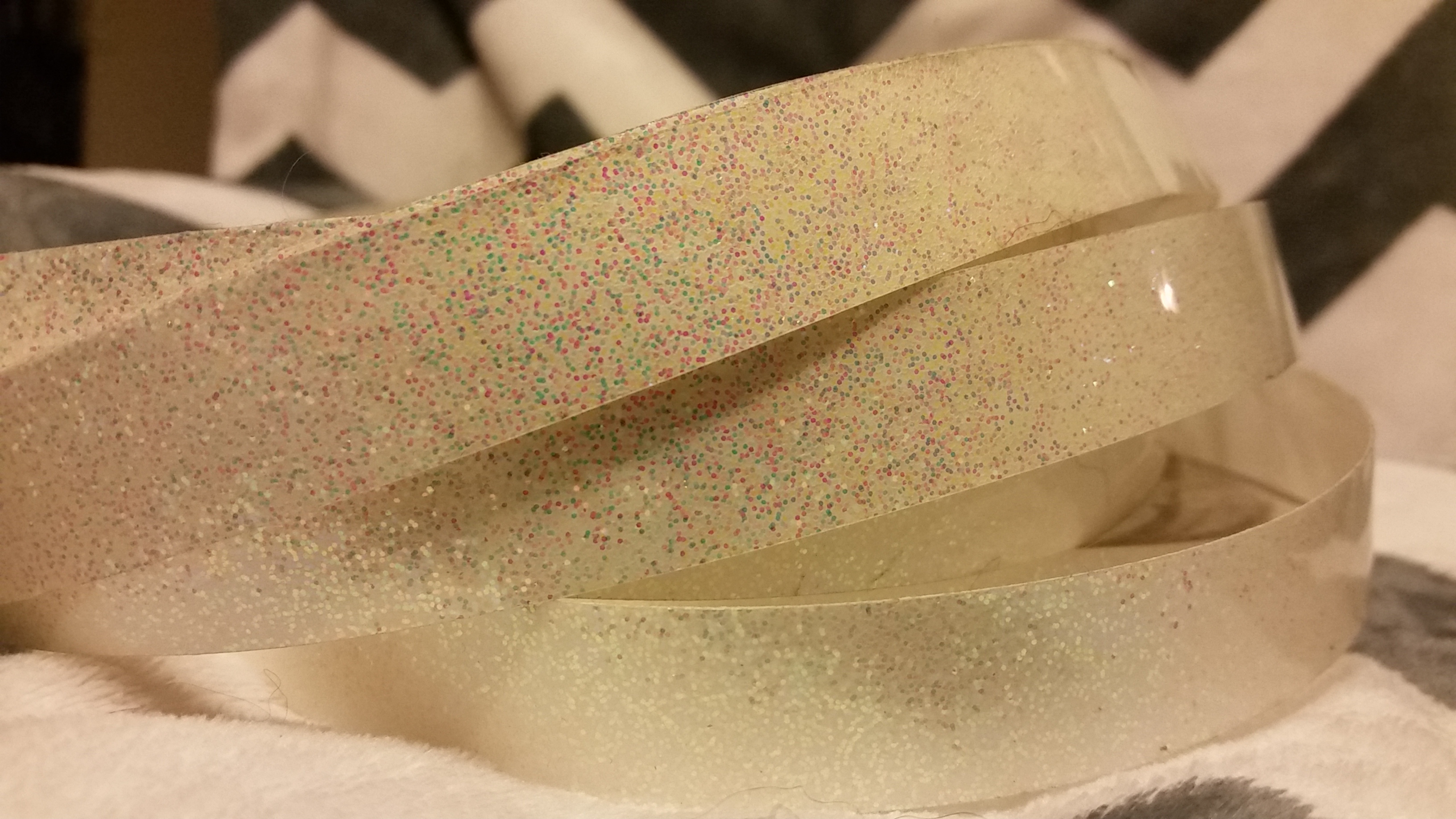 Rainbow Glitter Hoop Tape
