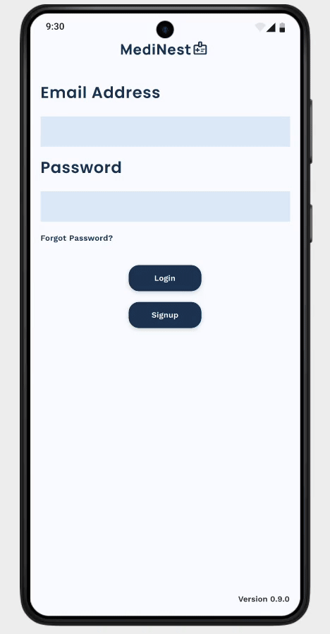 MediNestAppHi-fi Prototype.gif