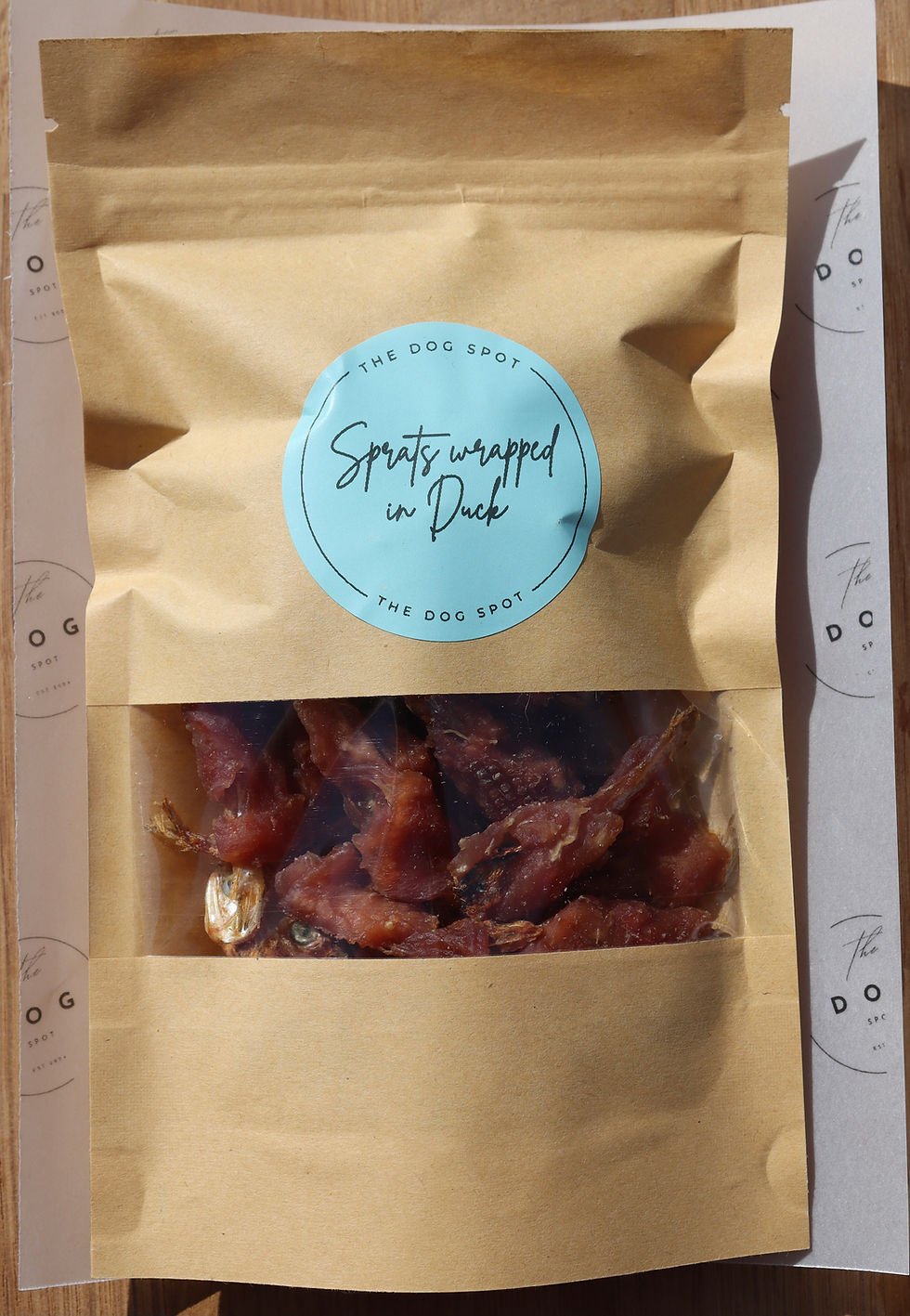 Sprats wrapped in Duck