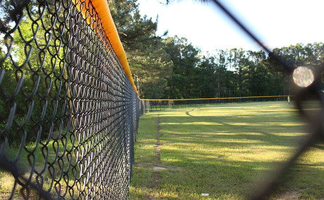 chain link baseball fence
