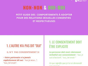 Petit guide des comportements à adopter pour des relations sexuelles consenties et respectueuses