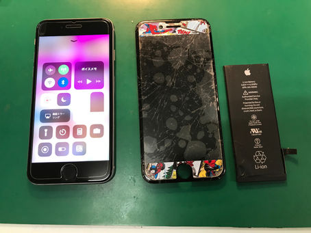 iPhone6s フロントパネル・バッテリー交換修理