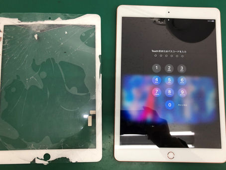 iPad 7 フロントパネル交換修理