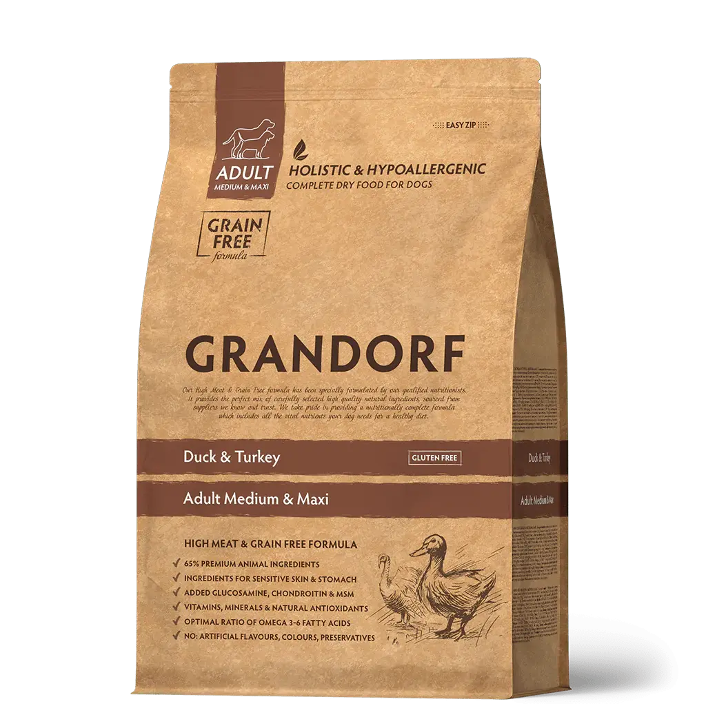 GRANDORF Duck&Turkey Adult Medium&Maxi