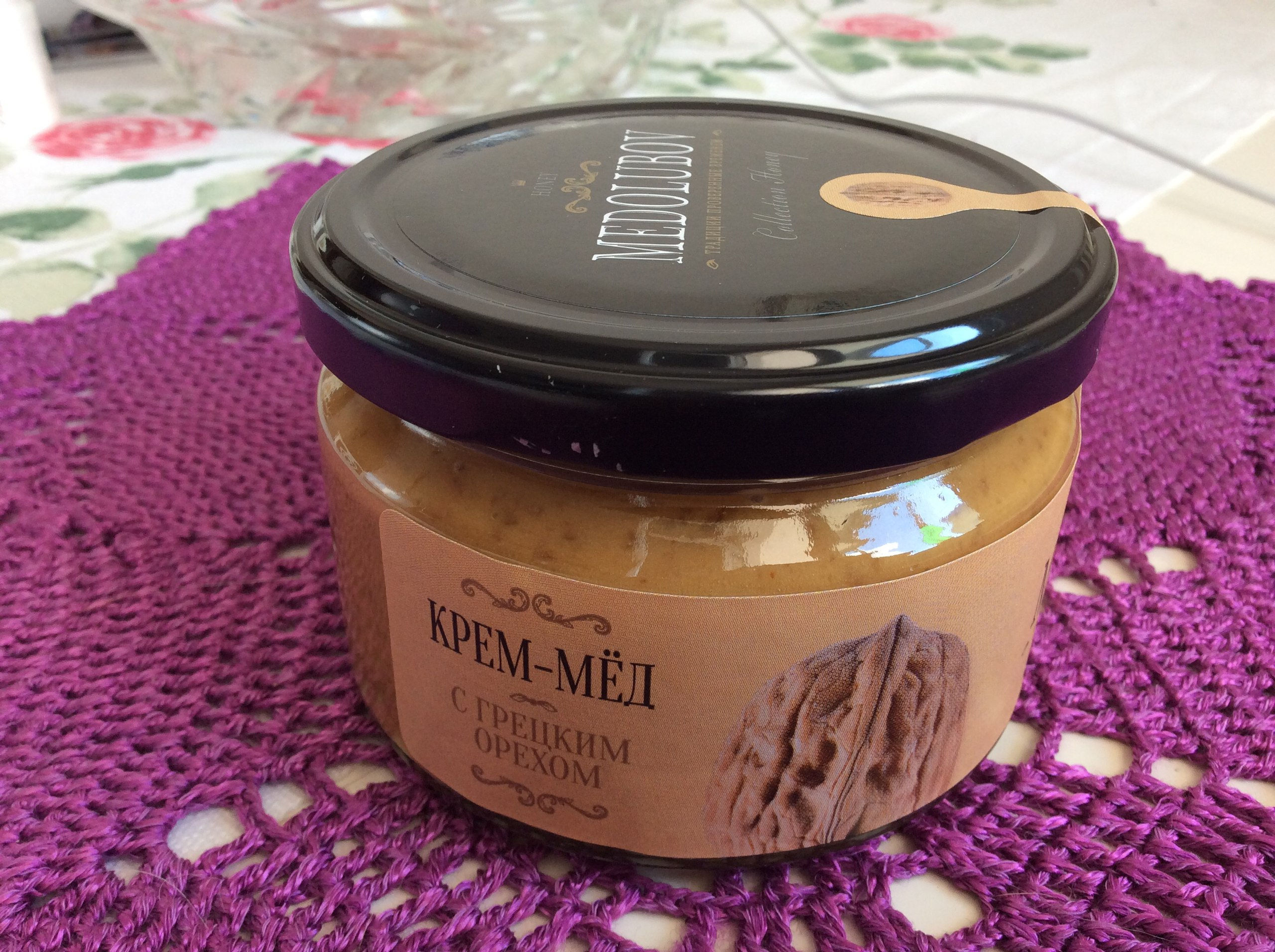 Медомикс с Грецким орехом. (стекло)