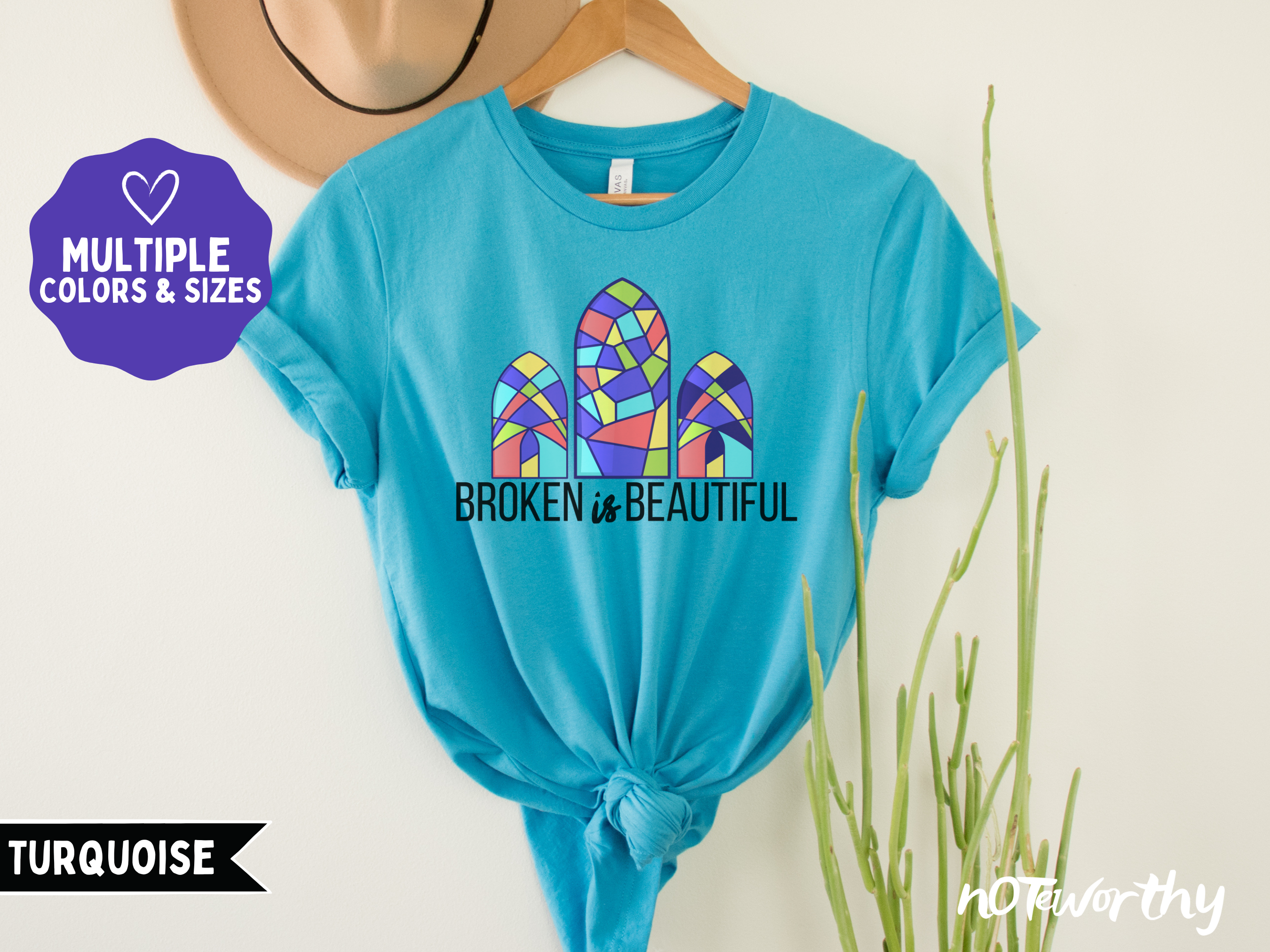 Disability Medical Condition Pride Shirt, "Broken is Beautiful" T-Shirt