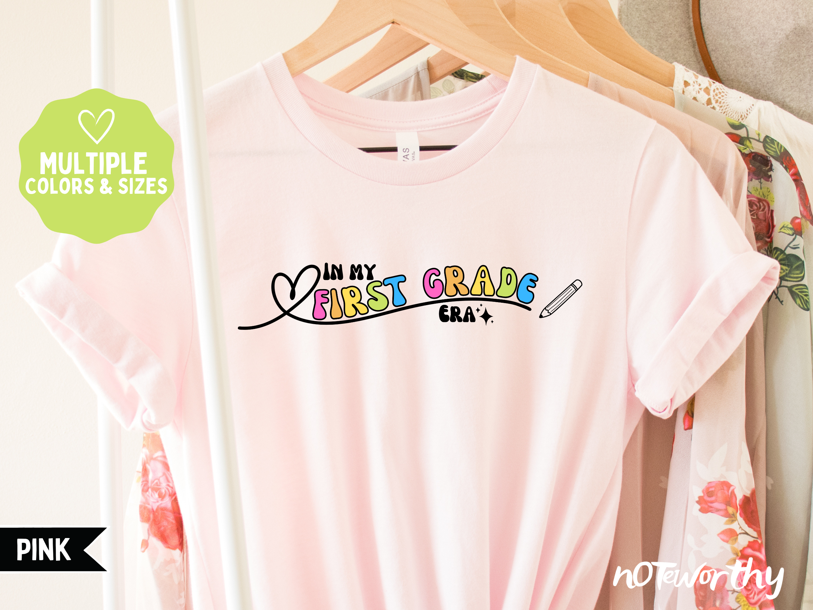 First Grade Teacher Shirt, "In My First Grade Era," 1st Grade Group T-Shirt