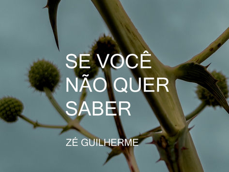 Novo single de Zé Guilherme, "Se Você Não Quer Saber", chega às plataformas 28 de março