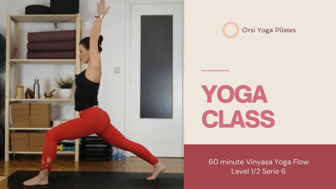 60 minute Vinyasa Yoga Flow Level 1/2 Serie 6