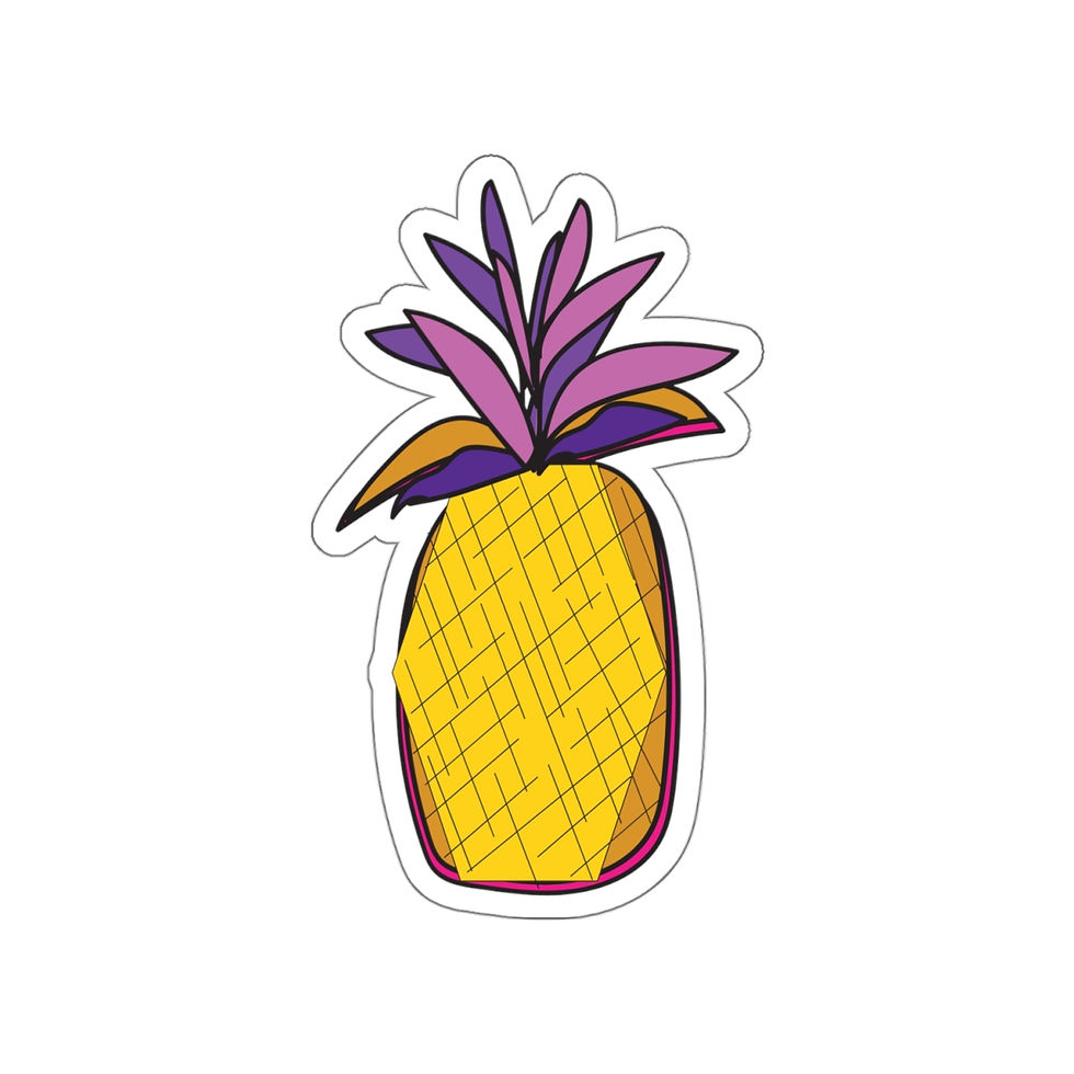 Thumbnail: Pineapple Punch Kiss-Cut Sticker