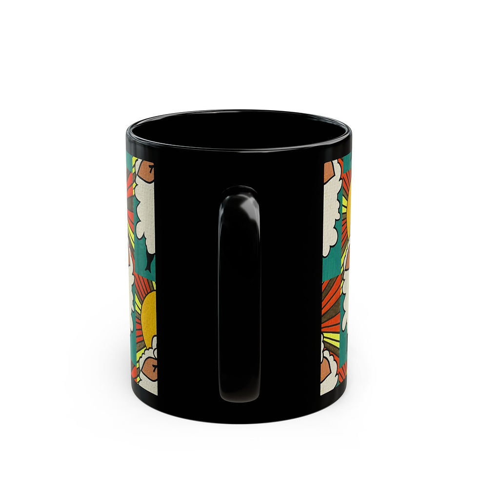 Thumbnail: Colorful Sheep Ceramic Coffee Mug 