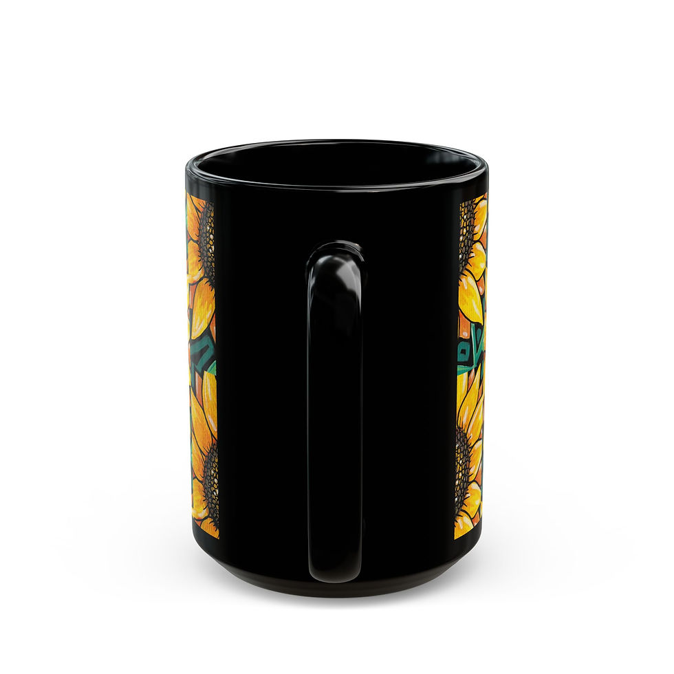Thumbnail: Colorful Floral Ceramic Coffee Mug 