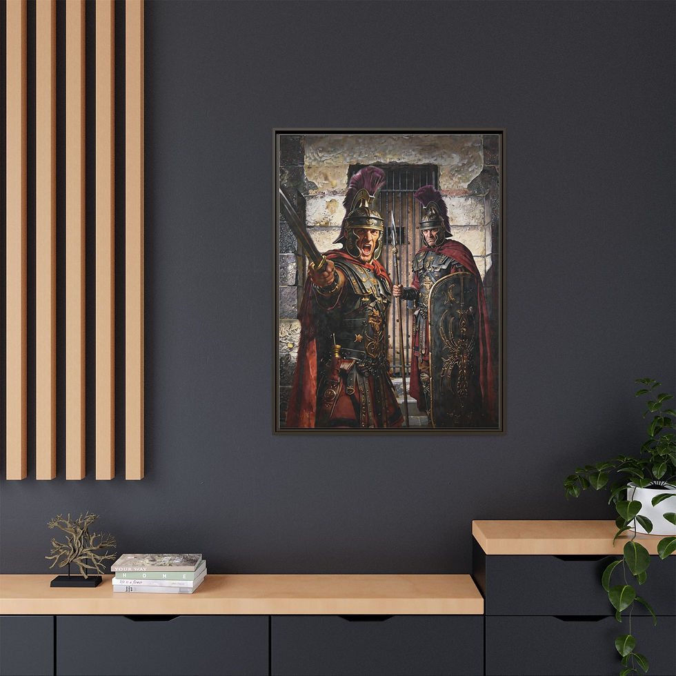 Thumbnail: Roman Legionnaires Digital Art on Canvas