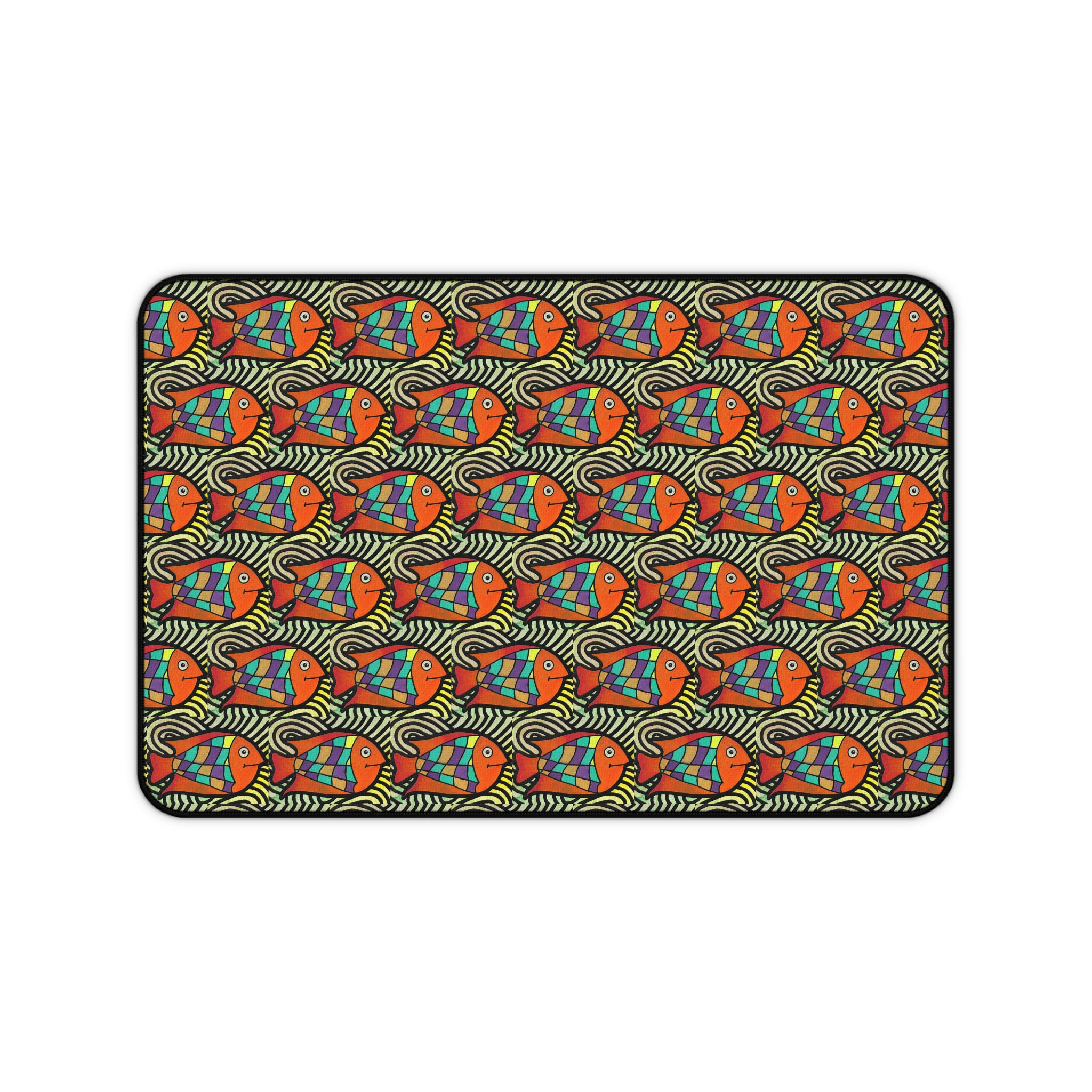 Colorful Fish Pattern Desk Mat | Mouse Pad