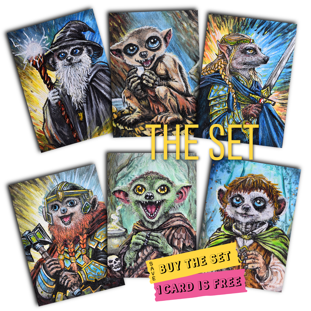 Meerkats - Collectible Trading Card Prints